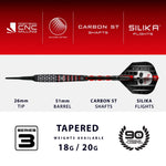 Harrows RYAN SEARLE SERIES 3 Darts 90% Softip Egyéb