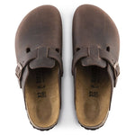 Birkenstock Boston Habana Oiled Leather Regular Wide Women's/Men's Clogs (0860131) Egyéb