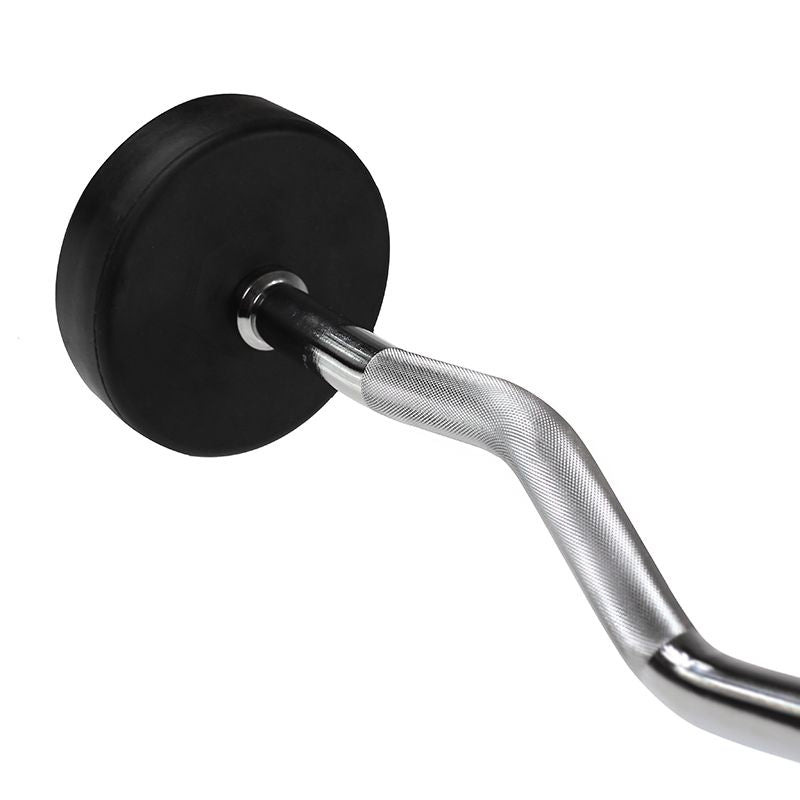 HMS Rubberized GSL-40 40 KG Fixed Barbell/Curl Bar súlyzó 17-58-021