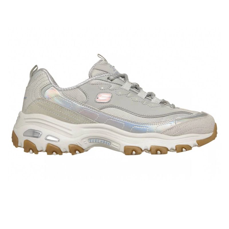 Skechers D'Lites Dazzling Shine 150556-GRY Gray szürke utcai cipő