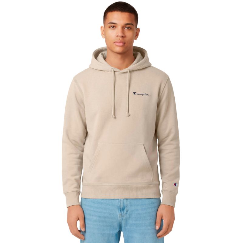 Champion Hooded Sweatshirt Beige 221791 MS041 bézs kapucnis pulóver