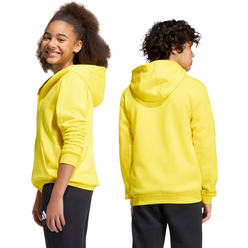 Adidas Entrada 26 Full Zip Hoodie Yellow sárga pulóver