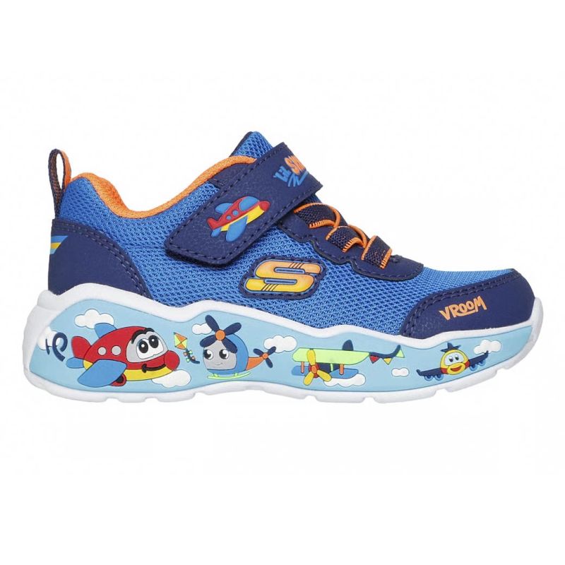 Skechers Play Scene 407312N-NVMT Navy/Multi sötétkék utcai cipő