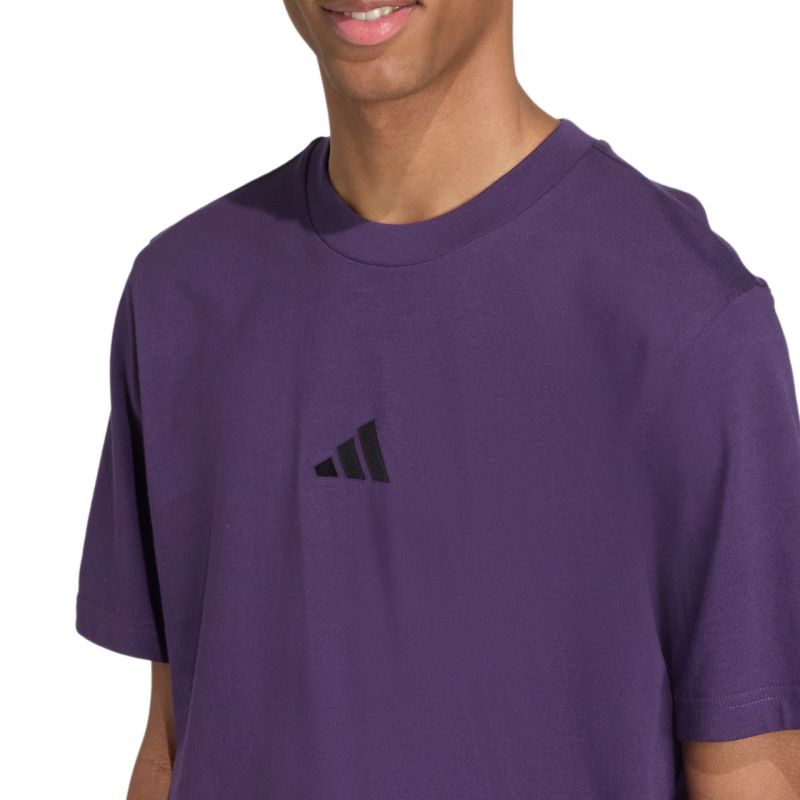 adidas Men's Essentials Small Logo Single Jersey Purple JW6232 Kiegészítő