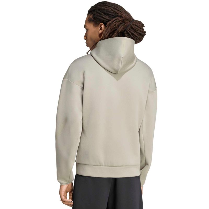Adidas Men's ZNE Full Zip Sweatshirt Green zöld pulóver KF3834