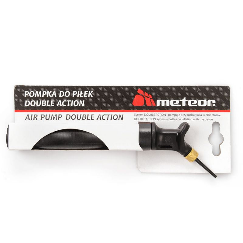 Meteor Double Action Ball Pump fekete pumps