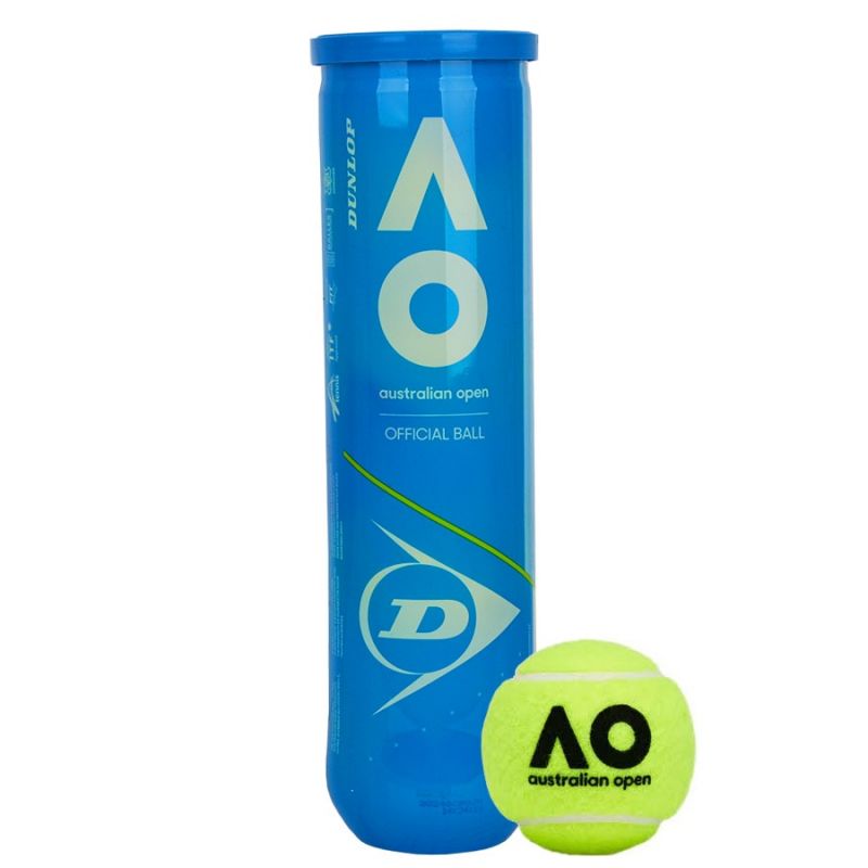 Dunlop Australian Open Tennis 4 pcs tenis ziemny labda AUO1