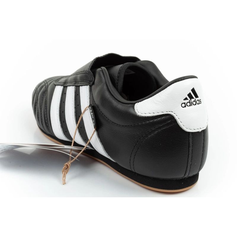 Adidas Women's Taekwondo Sports Shoes Black Leather Slip-On fekete zokni