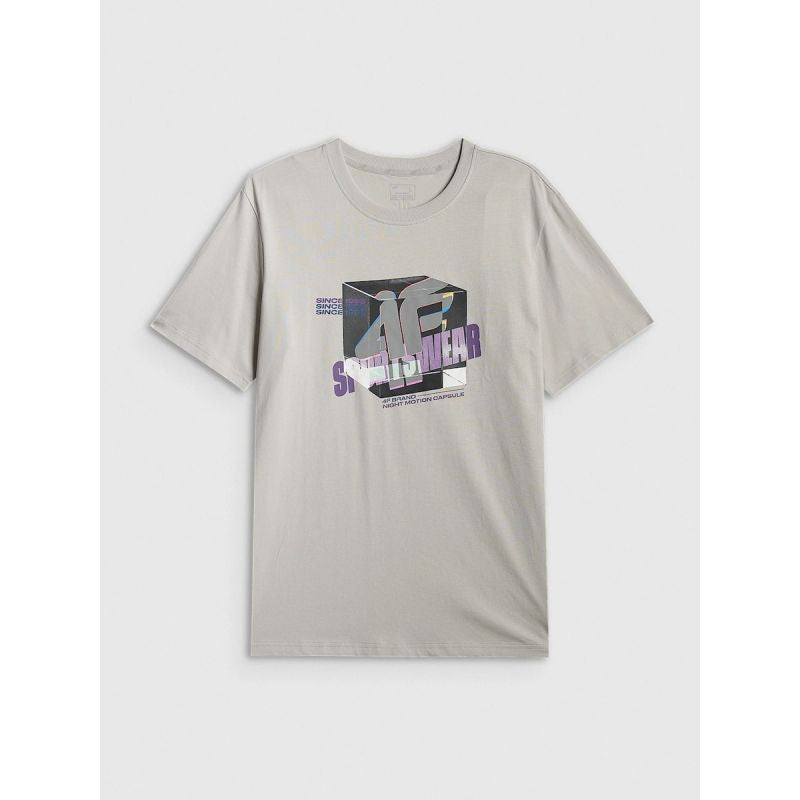 4F Men's regular printed T-shirt póló 4FRSS26TTSHM3657-27S