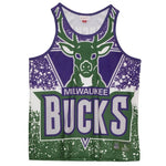 Mitchell & Ness NBA Milwaukee Bucks Men's Sleeveless Tank Top 4xl atléta