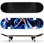 Spokey ASTRO Skateboard fekete gördeszka
