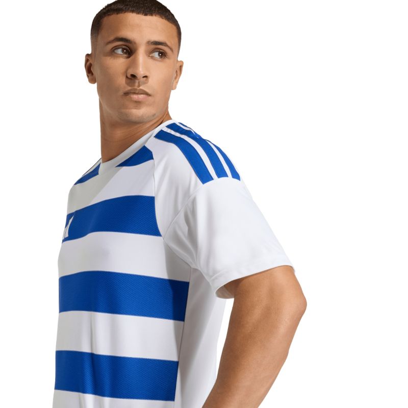 Adidas Men’s Hooped 26 Jersey white- kék férfi póló KF3389
