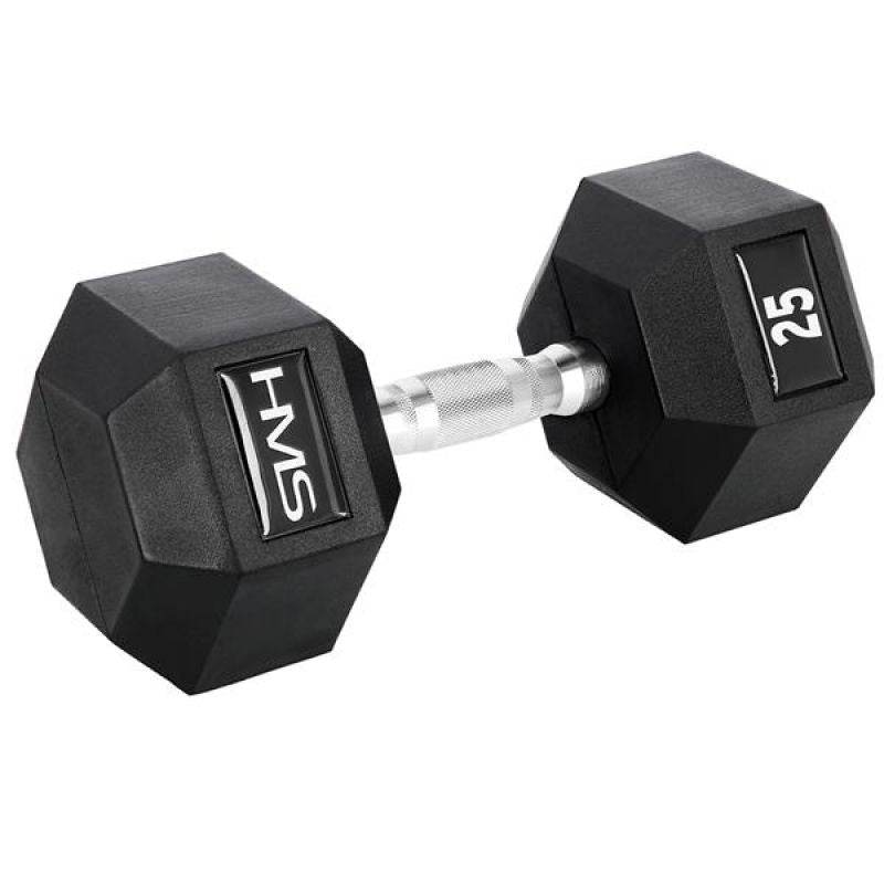 HMS HEX PRO dumbbell 25 kg szürke póló 17-66-121