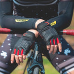 Rockbros XL cycling gloves with gel inserts - black and red xl \ czarny || czerwony kesztyű 7016802869410-157289