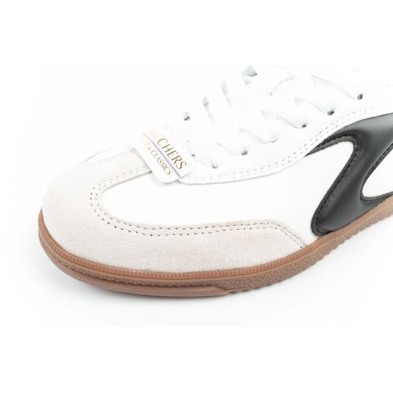 Skechers Kickoff women's sneakers white leather sports shoes Cipő