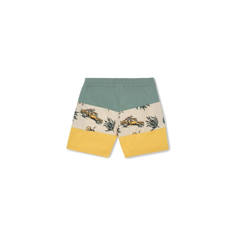 O'Neill Mix&Match Cali Block 13'' Jr Swim zöld shorts, pants, swimming shorts