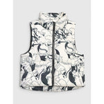 Girls' down vest with synthetic filling 4F 4FJRAW25TVJAF320-11A mellény