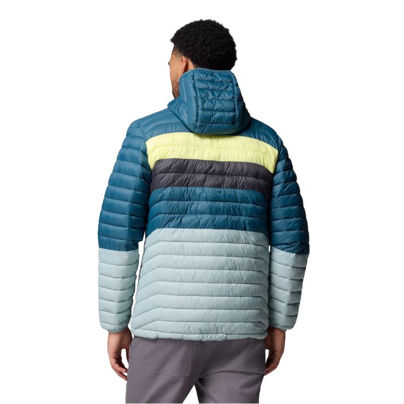Columbia Powder Pass Hooded Jacket 2134131461 Blue L Ruházat