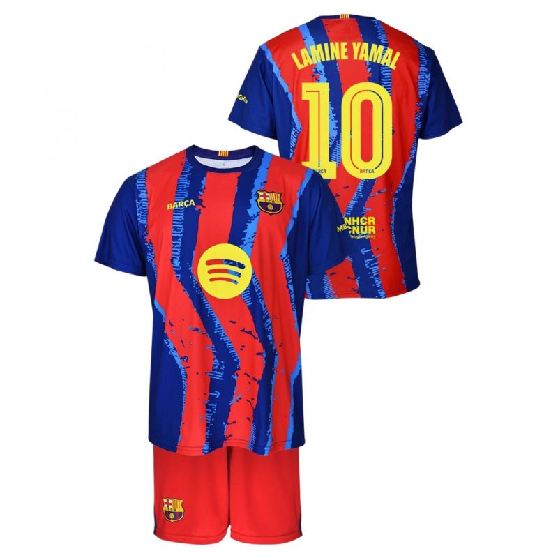 FC Barcelona Lamine Yamal set shirt junior box 2025/26 short