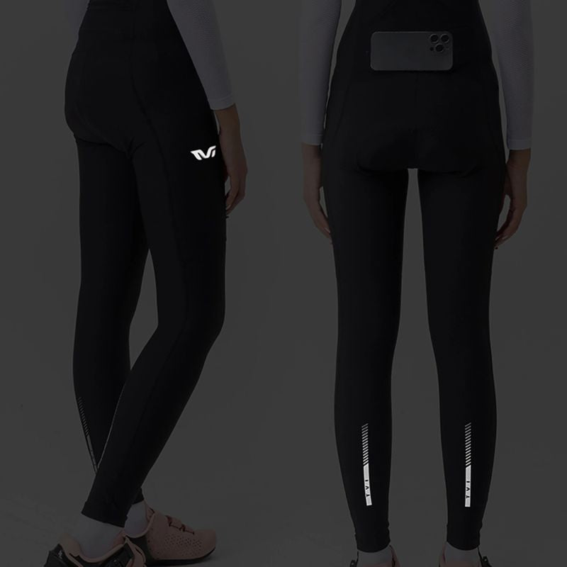 Rockbros TVI Women's Cycling Bib with Pad - Black fekete nadrág 15310004003-211710