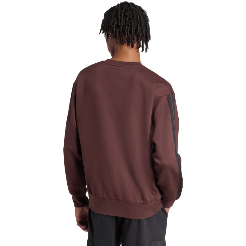 adidas Men's Essentials 3-Stripes Fleece Sweatshirt Brown JX0742 Kiegészítő