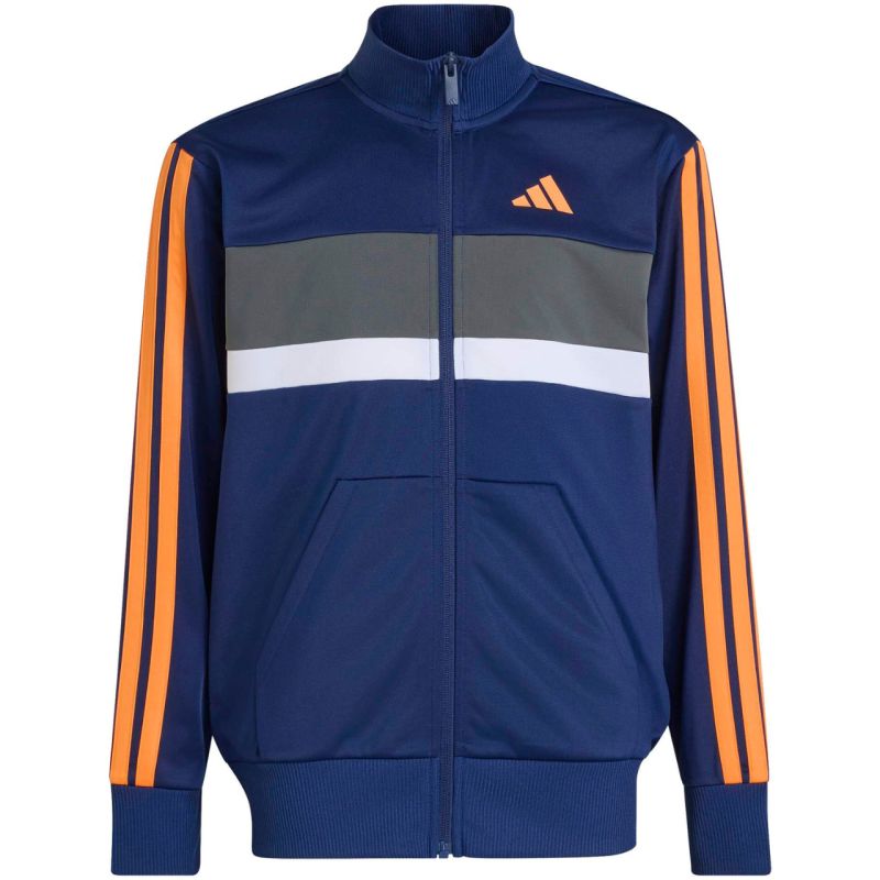 Adidas Seasonal Essentials Tiberio 3-Stripes Navy Kids Tracksuit kék szett KZ0148