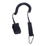Safety rope for Enero SUP 9 board, black, spiral, 275 cm -