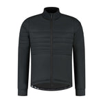 Rogelli ELEMENT winter cycling jacket, black, fekete kötött sapka SIRC1100005.000.M