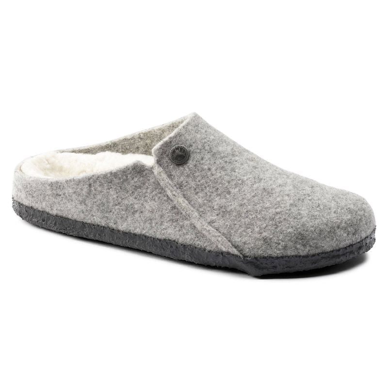 Birkenstock Zermatt Light Gray Wool Felt Insulated Men's/Women's Slippers Regular Wide (1015092) Kiegészítő
