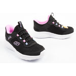 Skechers Bounder Pro Slip-Ins Kids' Sports fekete utcai cipő 303690L/BLK