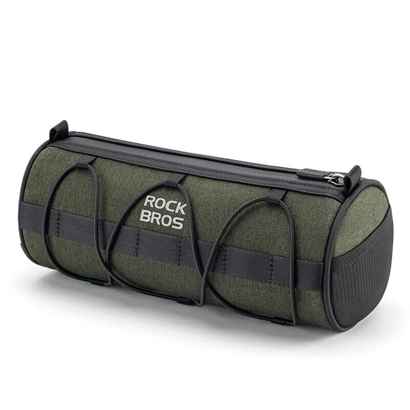 Rockbros 30110049001 bicycle handlebar 2 l - green zöld táska
