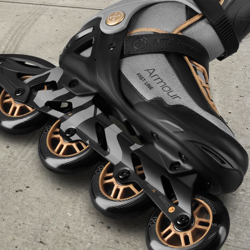 Na22151 Armour Gray Roller Skates Size 38 Nils Extreme szürke görkorcsolya