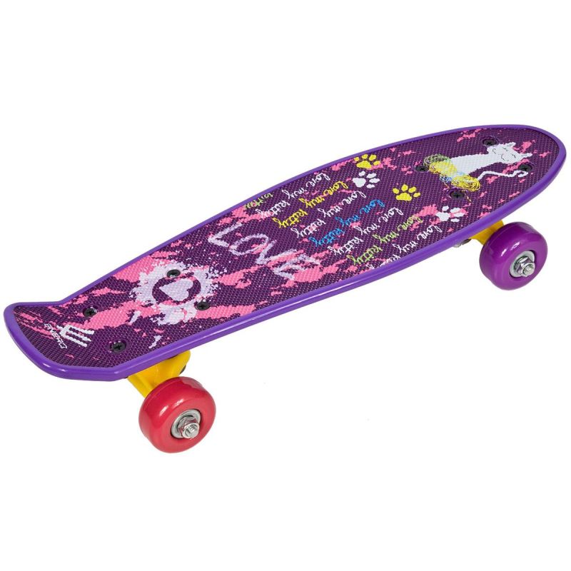 Enero Mini Love Kitty Plastic Skateboard skateboards