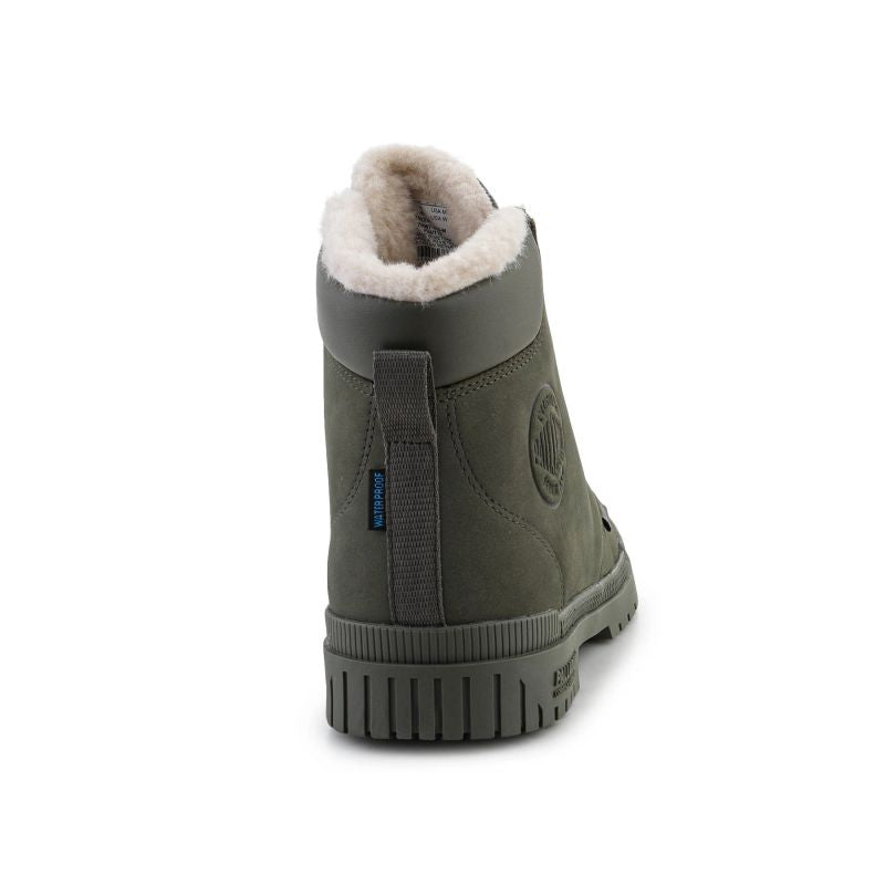 Palladium SP20 Cuff Leather Waterproof WL U 79067-325-M Olive Night shoes Cipő