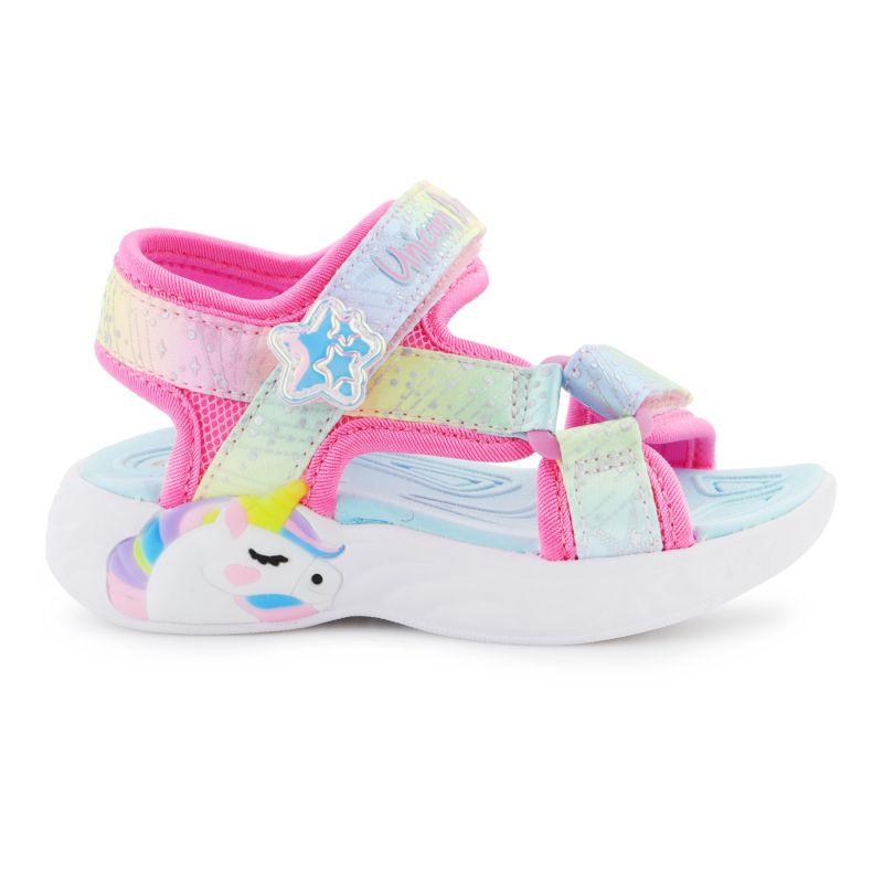 Skechers S-Lights Unicorn Dreams Sandal-Majestic Bliss Jr 302682N-PKMT sandals cipő