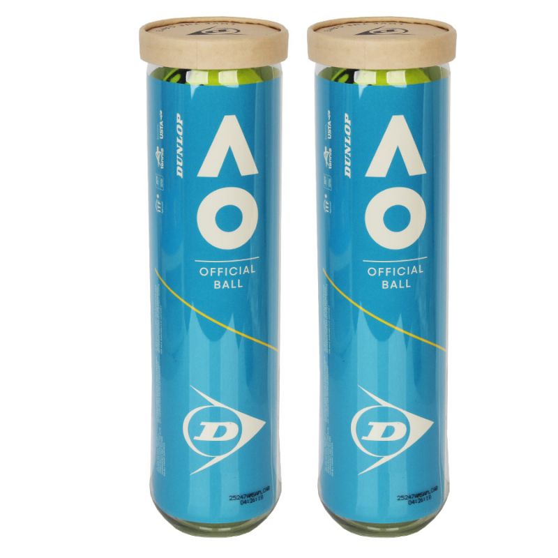 Dunlop Australian Open Tennis 2x4 pcs tenis ziemny labda AODUO