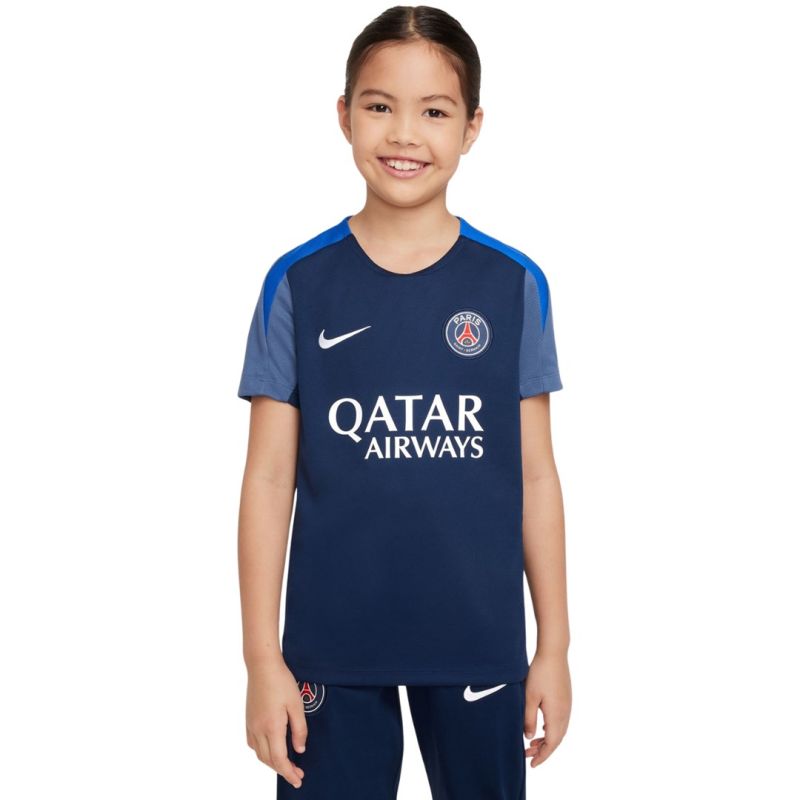 Nike Paris Saint Germain Strike Navy Blue Kids T-Shirt 411 sötétkék póló 154153M