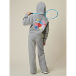 4F Girls’ Wide-Leg Sweatpants gyerek nadrág 4FJRSS26TTROF1870-25M