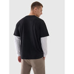 Smooth unisex oversize T-shirt 4F 4FRAW24TTSHU2672-20S póló