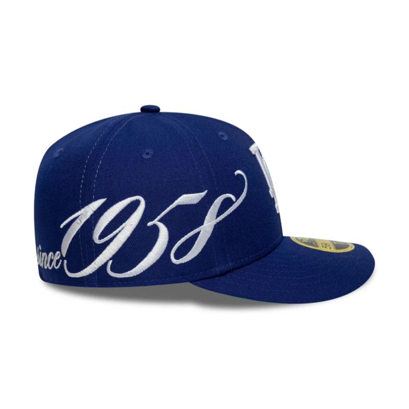 New Era 59FIFTY MLB LA Los Angeles Dodgers Est Script Low Profile Cap - 7 7/8 - 62.5cm baseball sapka