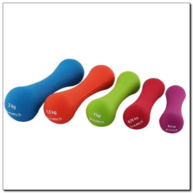 HMS Neoprene-coated cast iron weight 0.5kg súlyzó 17-47-110