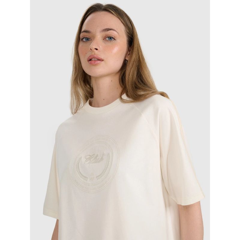 4f Women's oversize printed T- 4FRSS25TTSHF2791-11S Ruházat n/a