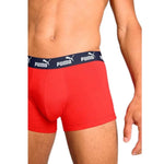 Puma men's boxer briefs 2-Pack red gray comfortable cotton szürke alsónemű