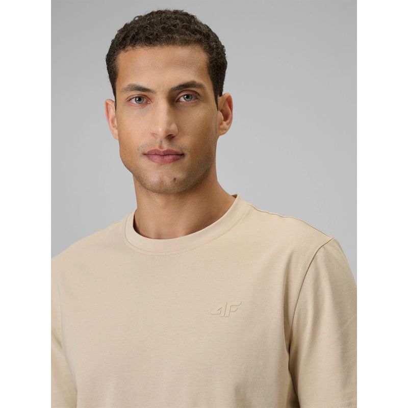 Men's regular plain T-shirt 4F 4FRSS26TTSHM4261-83S clothing