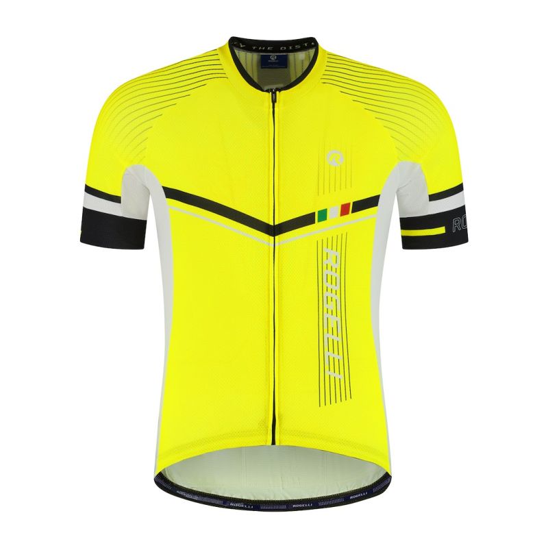 Rogelli Gara Mostro II Jersey, Yellow, 7XL sárga kerékpáros ruha SIRS1000000.500.7XL
