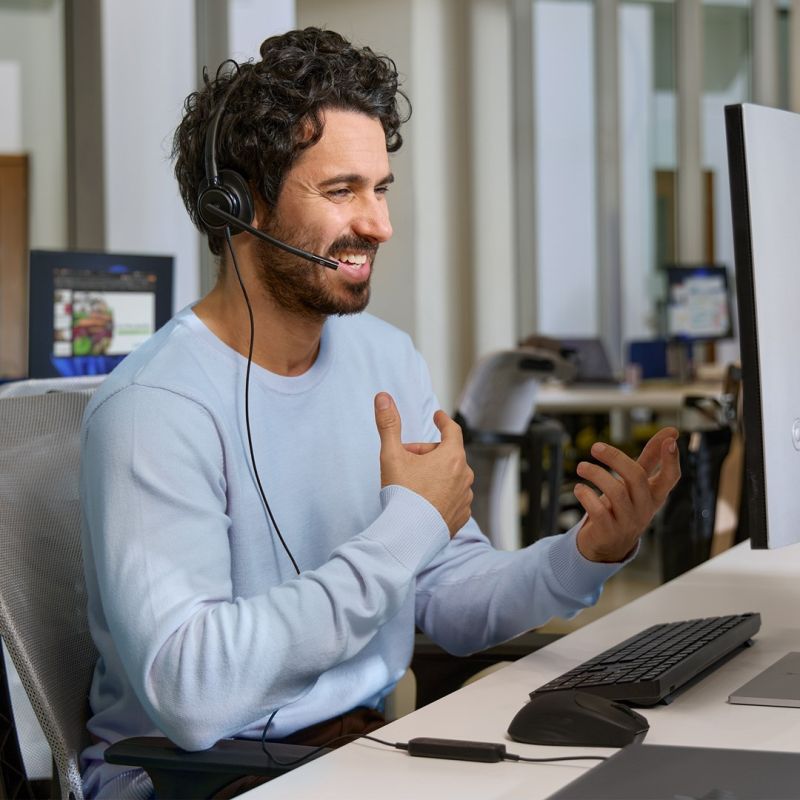 HP Poly Mission 425 Stereo USB Wired Headset