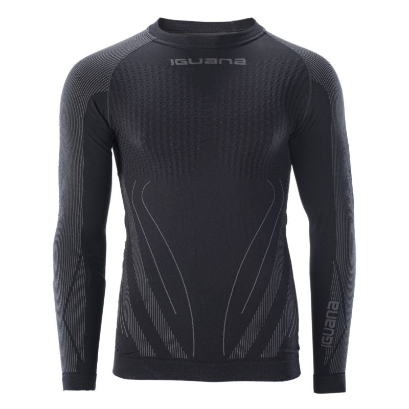 Iguana Gambit Top Thermoactive Sweatshirt fekete termoaktív ruha 92800556691