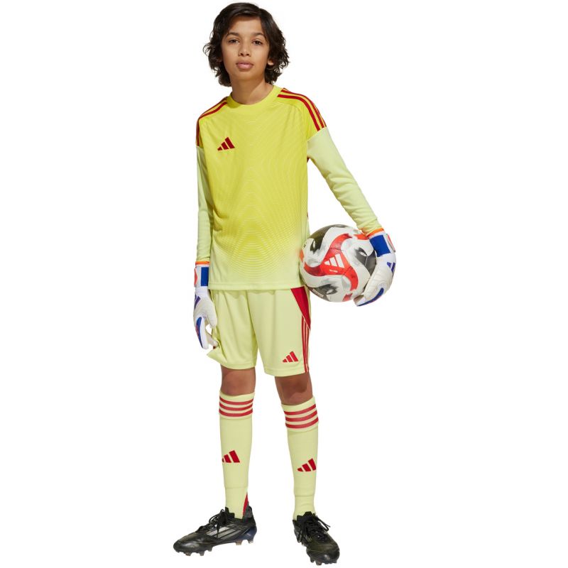 adidas Tiro 25 Competition Long Sleeve Kids' Goalkeeper Jersey Yellow and Red KJN2020 Kiegészítő