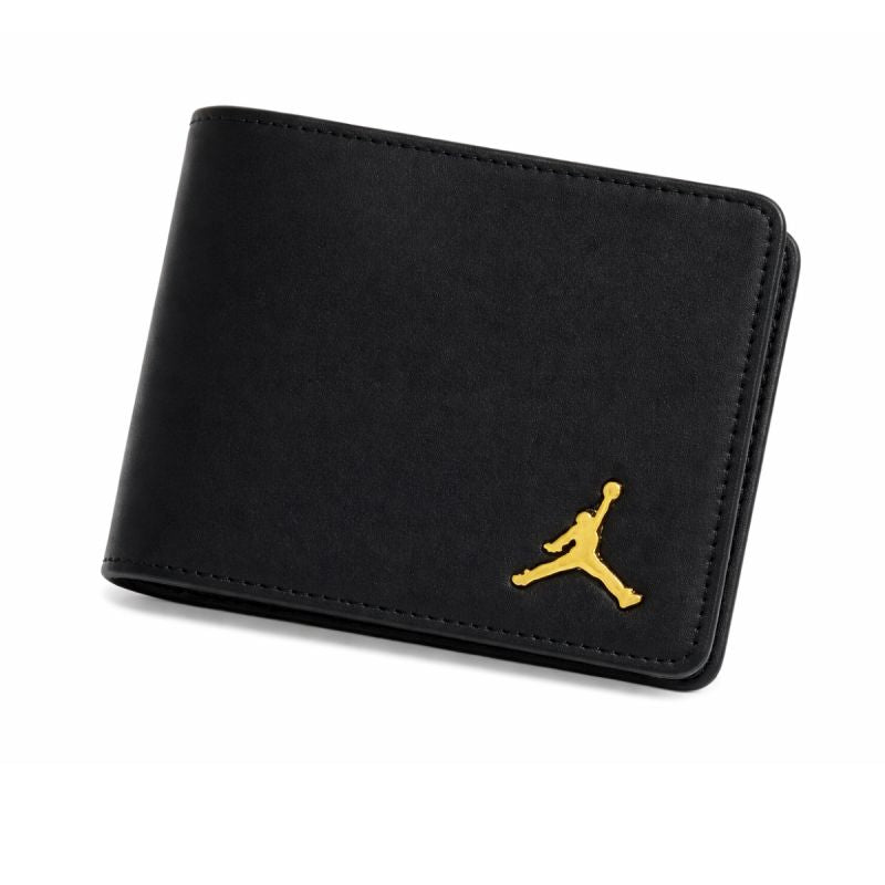 AIR Jordan Jumpman Ingot Bifold Black Leather Wallet - uniwersalny wallets