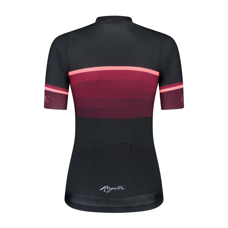 Rogelli IMPRESS II women's t-shirt burgundy- korall póló